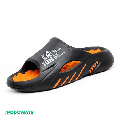 Claquette orthopédique homme à mémoire de forme - 42 / Black