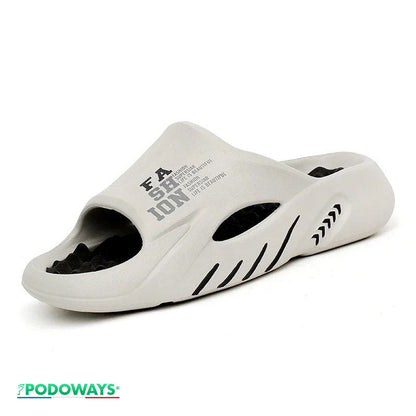 Claquette orthopédique homme à mémoire de forme - 42 / WhiteSmoke