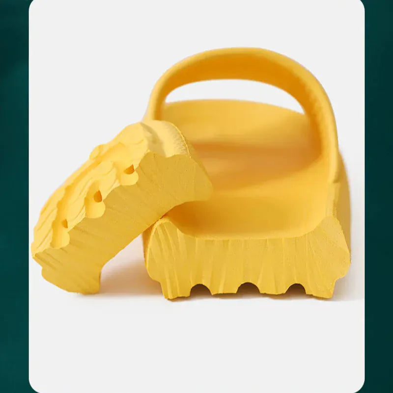 Claquette Orthopédique Décontractée et Colorée pour Femme - Jaune / 38-39