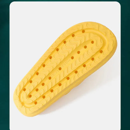 Claquette Orthopédique Décontractée et Colorée pour Femme - Jaune / 44-45