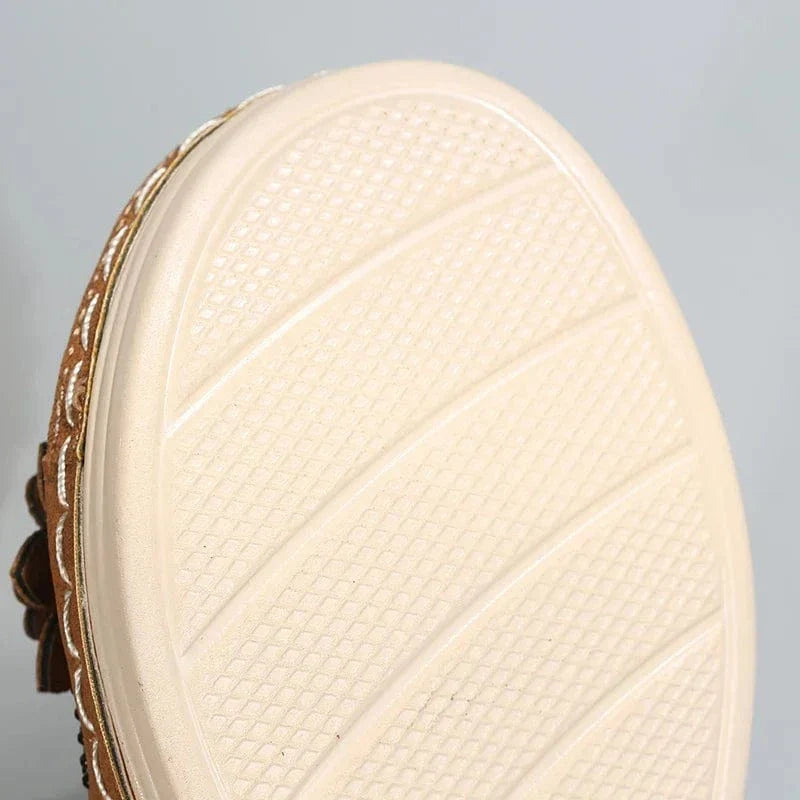 Claquette Orthopédique Femme avec des Motifs Floraux - Bleu / 41
