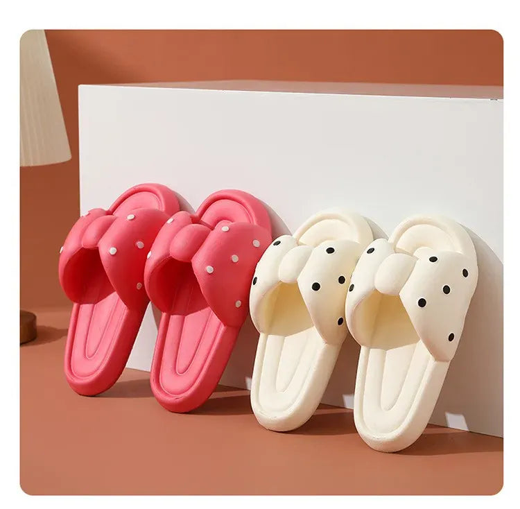 Claquette Orthopédique Femme Chic avec un Nœud Papillon - Jaune / 35-36 (22.5 - 23 cm)