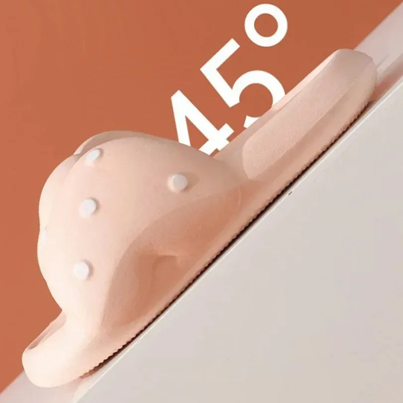 Claquette Orthopédique Femme Chic avec un Nœud Papillon - Rose / 39-40 (24.5 - 25 cm)