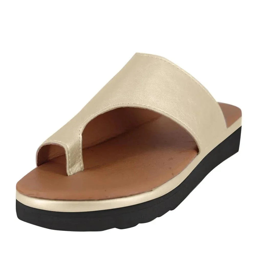 Claquette Orthopédique Femme Compensée et Décontractée - 38
