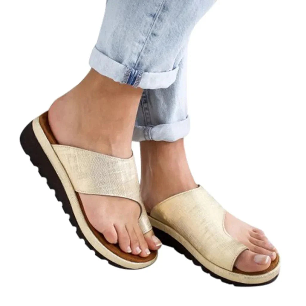 Claquette Orthopédique Femme Compensée et Décontractée - 35