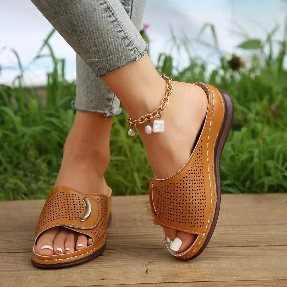 Claquette Orthopédique Femme Confortable et Élégante - Bordeaux / 39