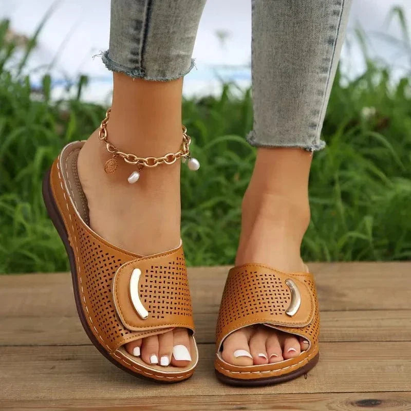 Claquette Orthopédique Femme Confortable et Élégante - Bordeaux / 37
