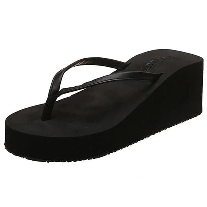 Claquette Orthopédique Femme Style Plateforme à Talon - Beige / 37