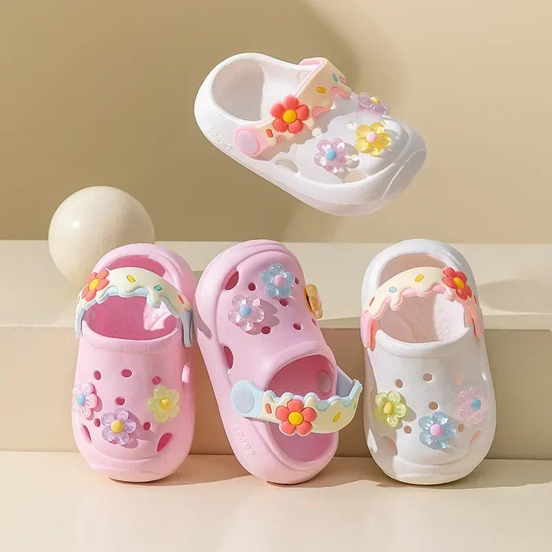 Claquette enfant - Modèle Flowers