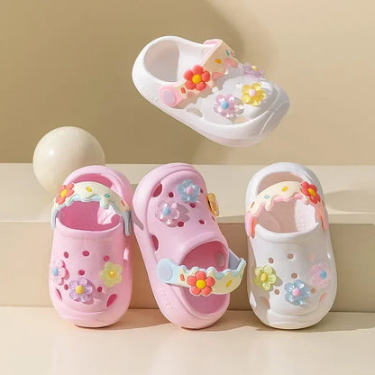 Claquette enfant - Modèle Flowers