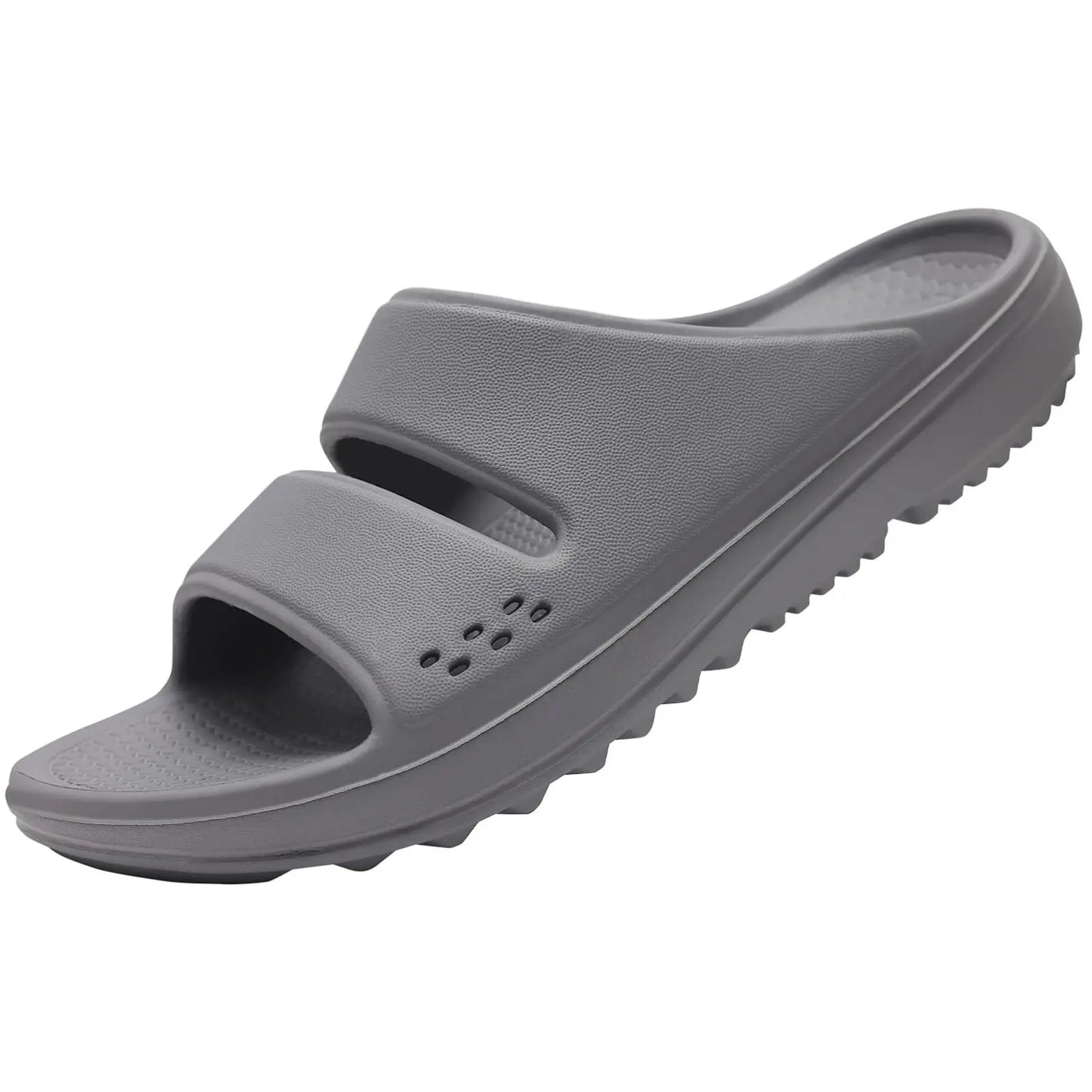 Claquettes Antidérapantes à Fonction Orthopédique pour Femmes et Hommes - Noir / 36