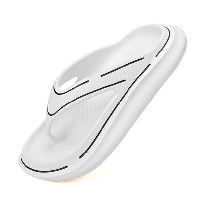 Claquettes de Plage à Semelles Orthopédique pour Hommes et Femmes - Blanc / 44/45