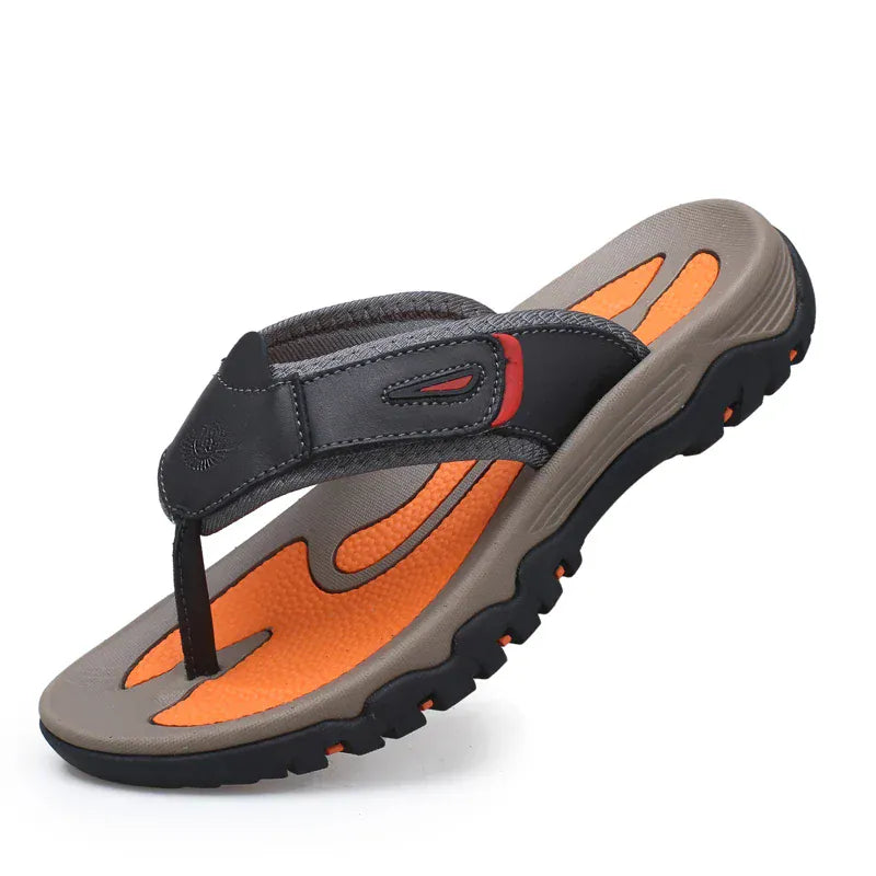 Claquettes Orthopédiques de Plage pour Hommes - Marron / 46