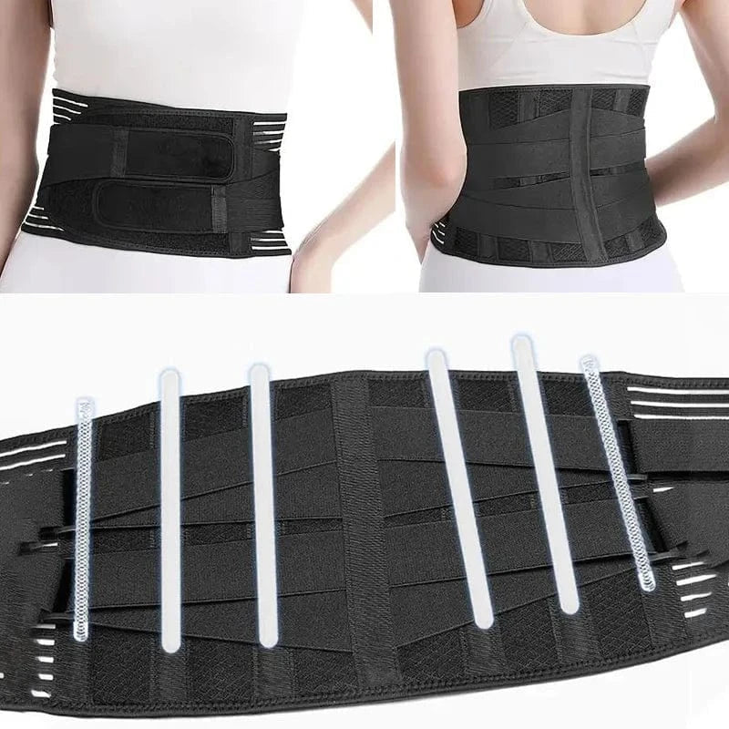 Corset De Soutien Lombaire En Maille Respirante - S