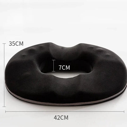 Coussin Ergonomique Lombaire en Relief avec Trou Central pour Homme