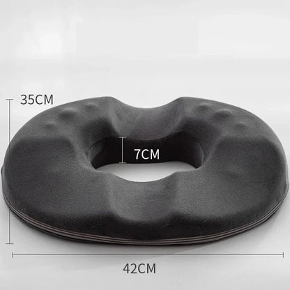 Coussin Ergonomique Lombaire en Relief avec Trou Central pour Homme