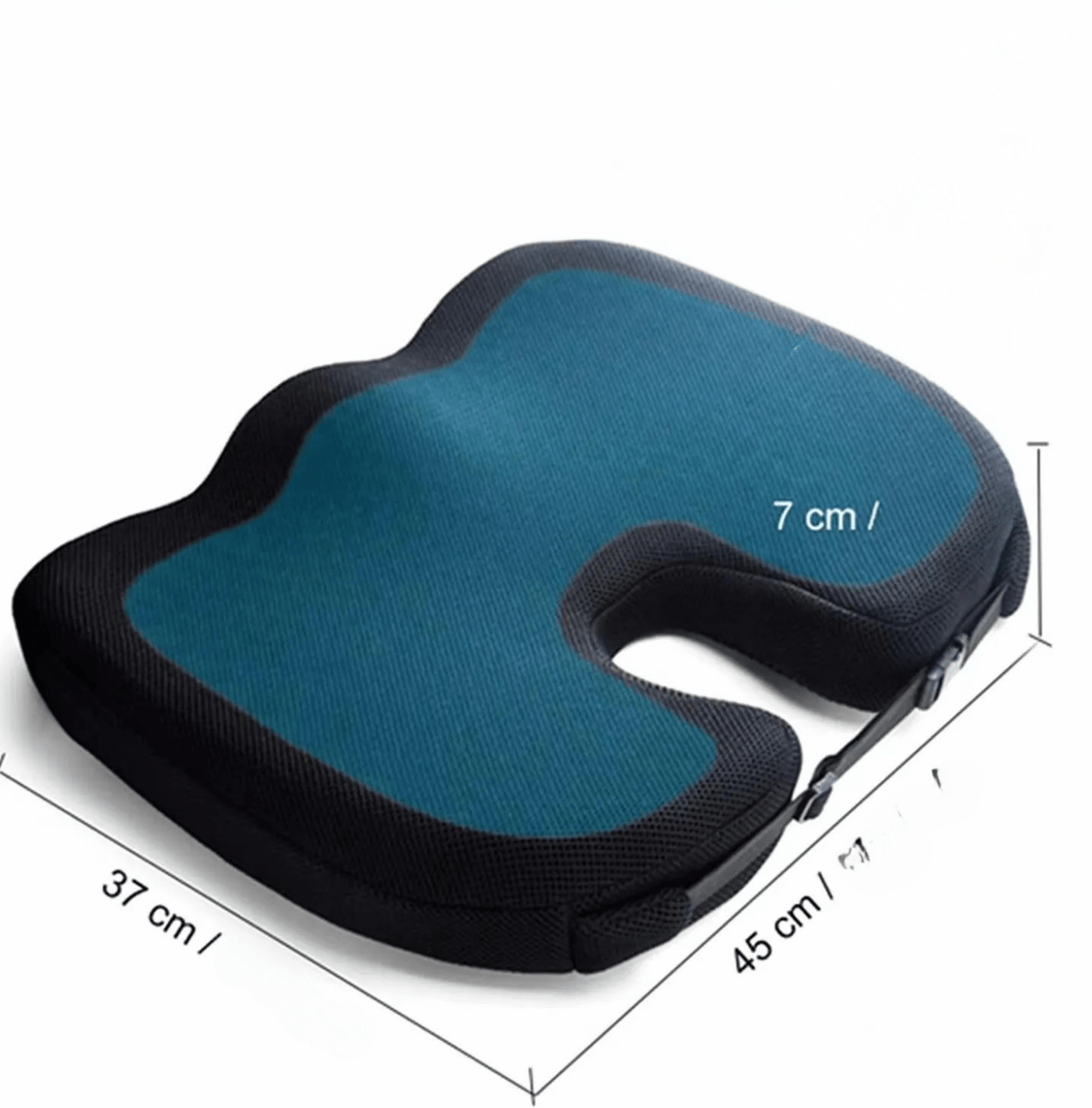 Coussin Orthopédique à Mémoire de Forme avec Gel pour Assise - Image 4