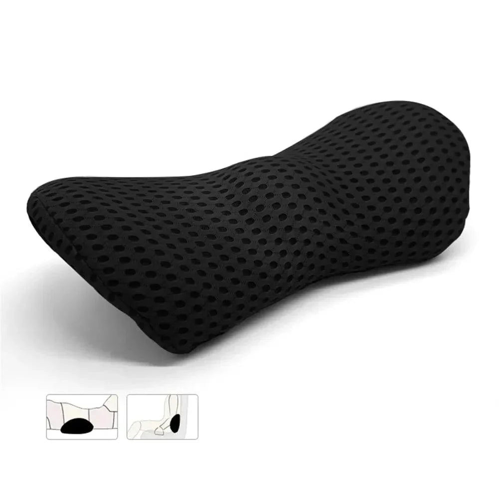 Coussin Orthopédique de Soutient Lombaire - Noir / 32cm x 24cm x13cm