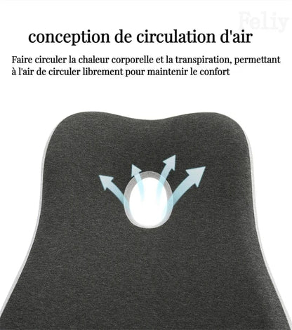 Coussin Orthopédique Dos en Mousse à Mémoire de Forme et Respirant