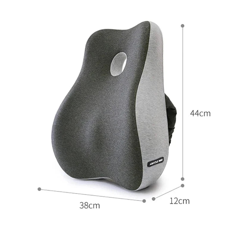 Coussin Orthopédique Dos en Mousse à Mémoire de Forme et Respirant