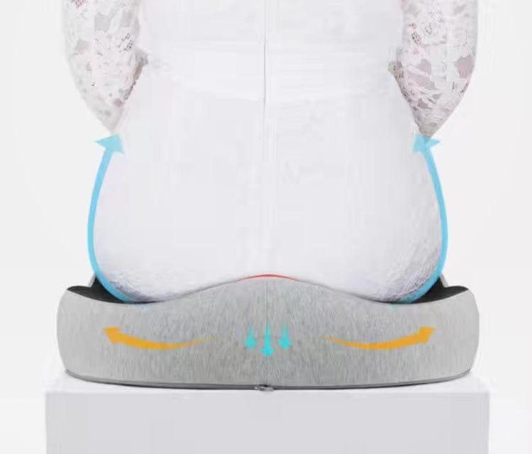 Coussin Orthopédique Dos et Assise en Mousse de Charbon de Bambou - Image 3