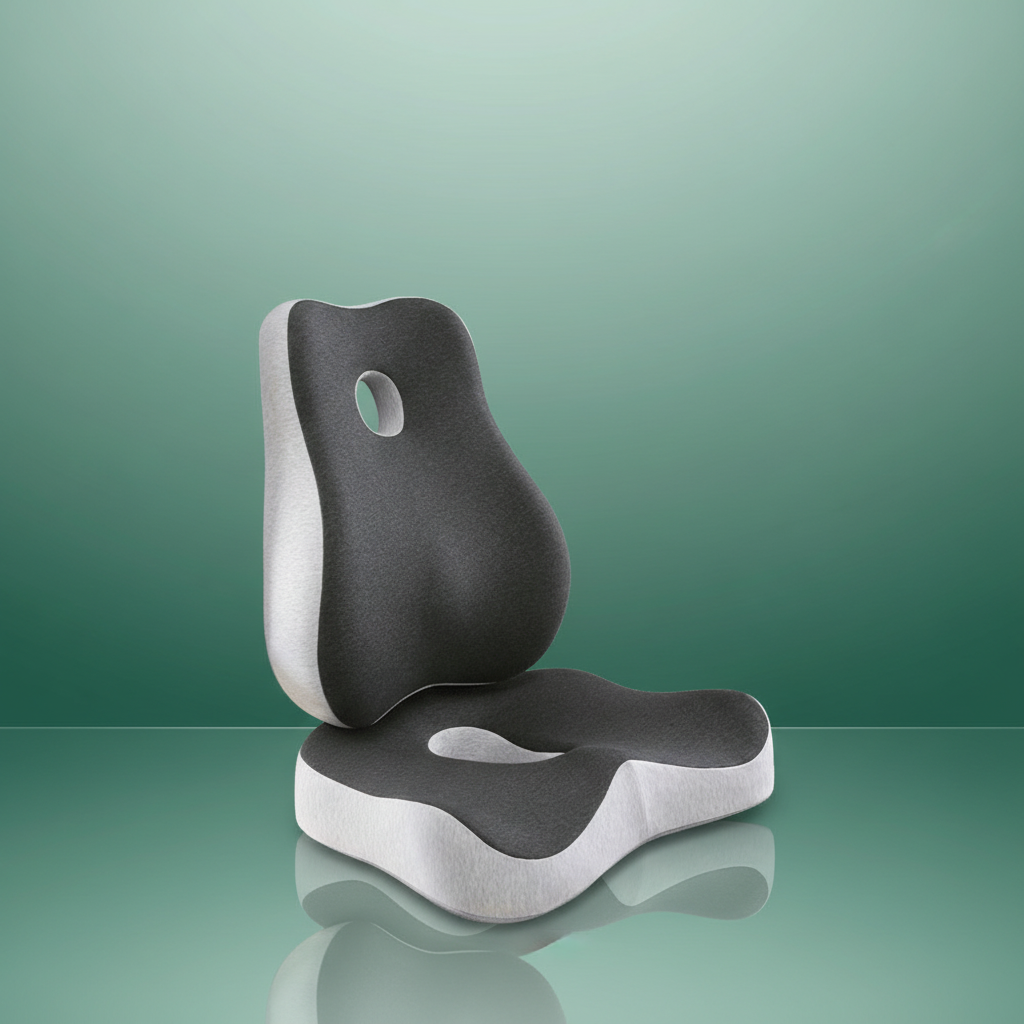 Coussin Orthopédique Dos et Assise en Mousse de Charbon de Bambou - Default Title