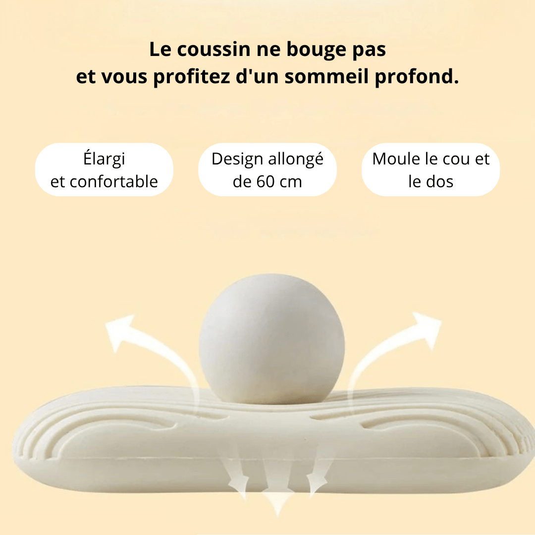 Coussin Orthopédique en Latex Naturel - Rose