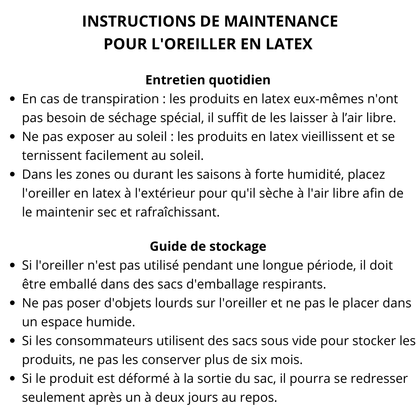 Coussin Orthopédique en Latex Naturel - Image 11