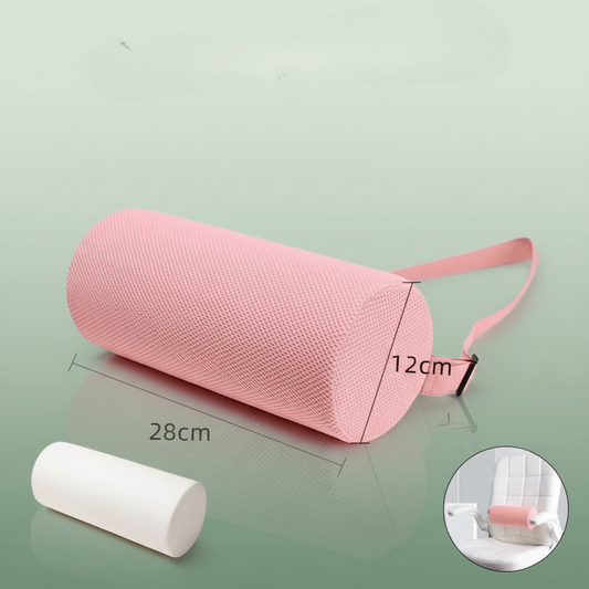 Coussin Orthopédique Lombaire Avec Sangle Élastique - Rose