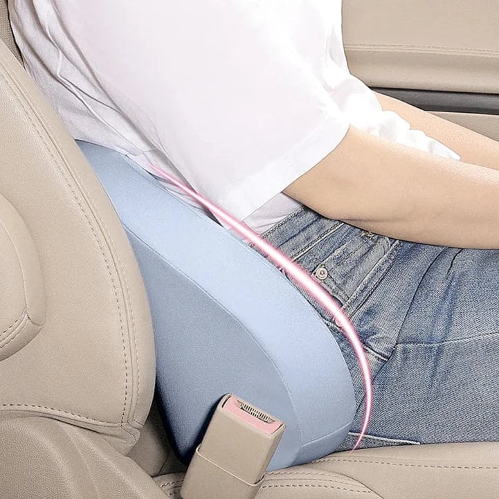 Coussin Orthopédique Lombaire Bleu et Ergonomique - Image 4