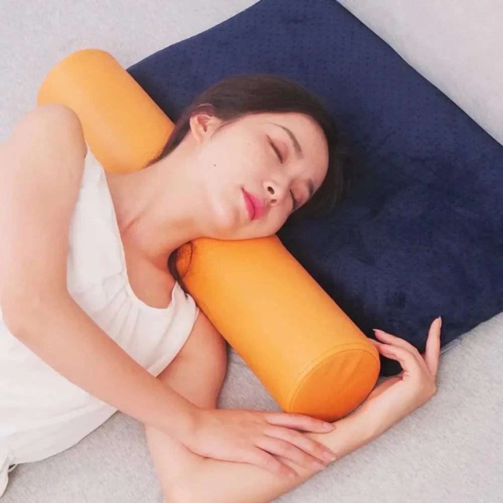 Coussin Orthopédique Lombaire Cylindrique - Orange
