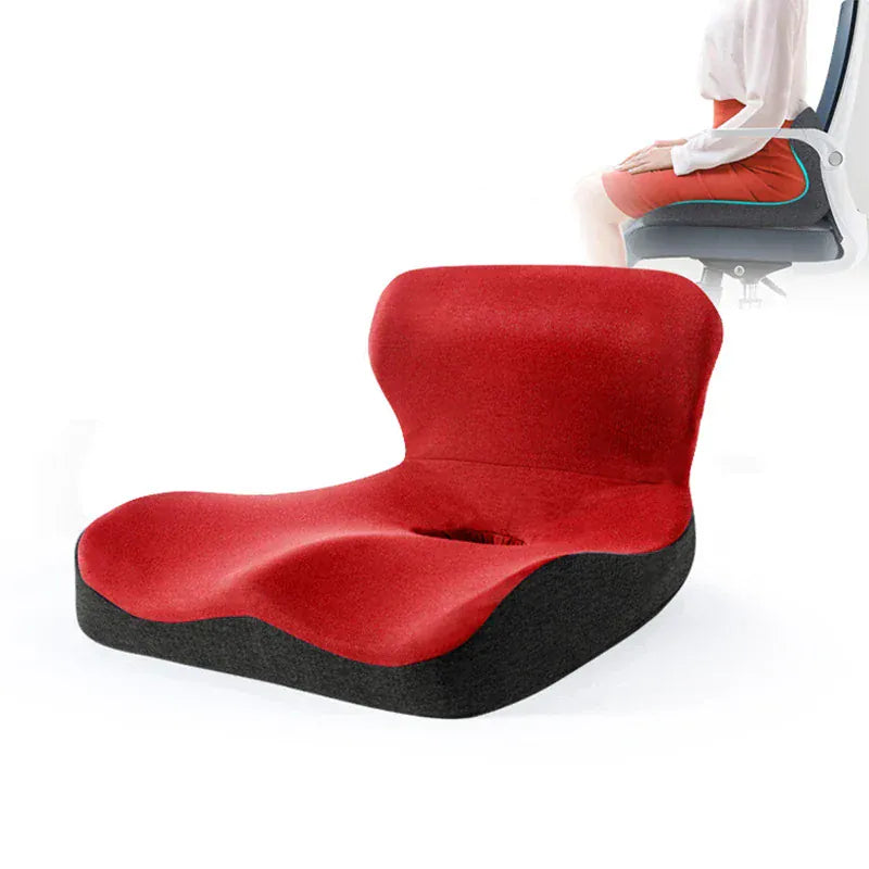 Coussin Orthopédique Lombaire En «L» - Rouge