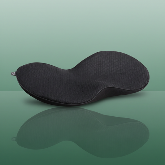 Coussin Orthopédique Lombaire Ergonomique pour Voiture - Noir / 44 x 26.7 x 8.9cm