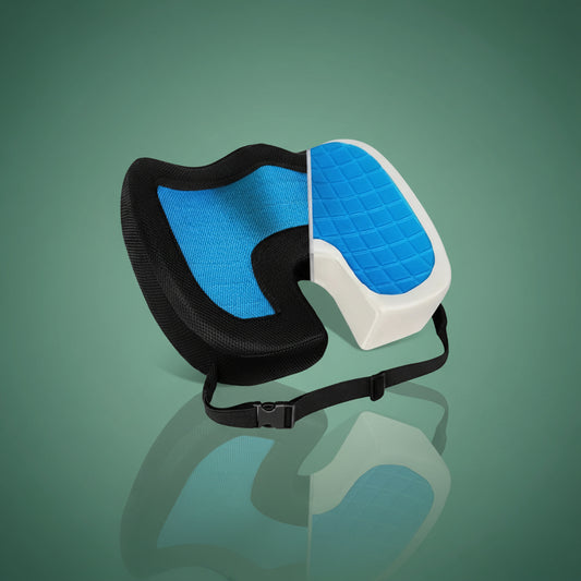 Coussin Orthopédique Lombaire Portable avec Gel - 45x35x7cm