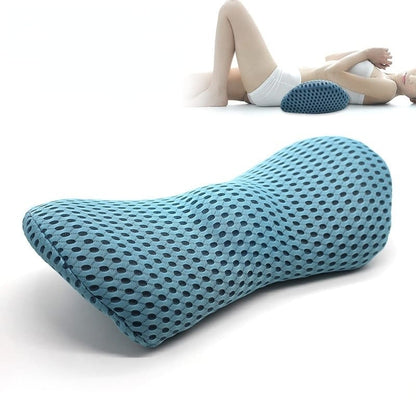 Coussin Orthopédique Lombaire Respirant à Mémoire de Forme. - Gris