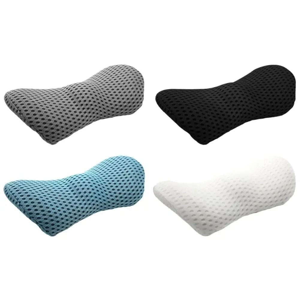 Coussin Orthopédique Lombaire Respirant à Mémoire de Forme. - Blanc
