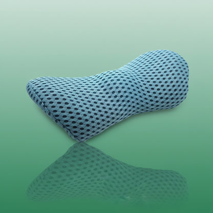 Coussin Orthopédique Lombaire Respirant à Mémoire de Forme. - Bleu