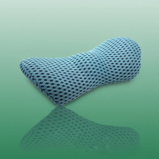 Coussin Orthopédique Lombaire Respirant à Mémoire de Forme. - Bleu
