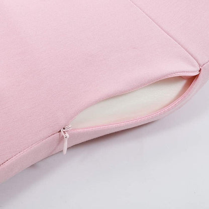Coussin Orthopédique Lombaire Rose à Mémoire de Forme. - Image 3