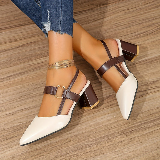 Claudette™ – Escarpins à bride élégants et confortables - Beige / 35