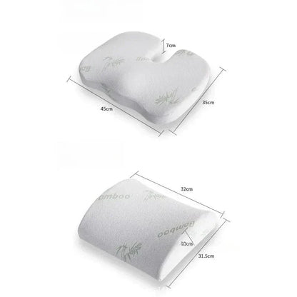 Double Coussin Orthopédique Dos, Assise Et Dossier
