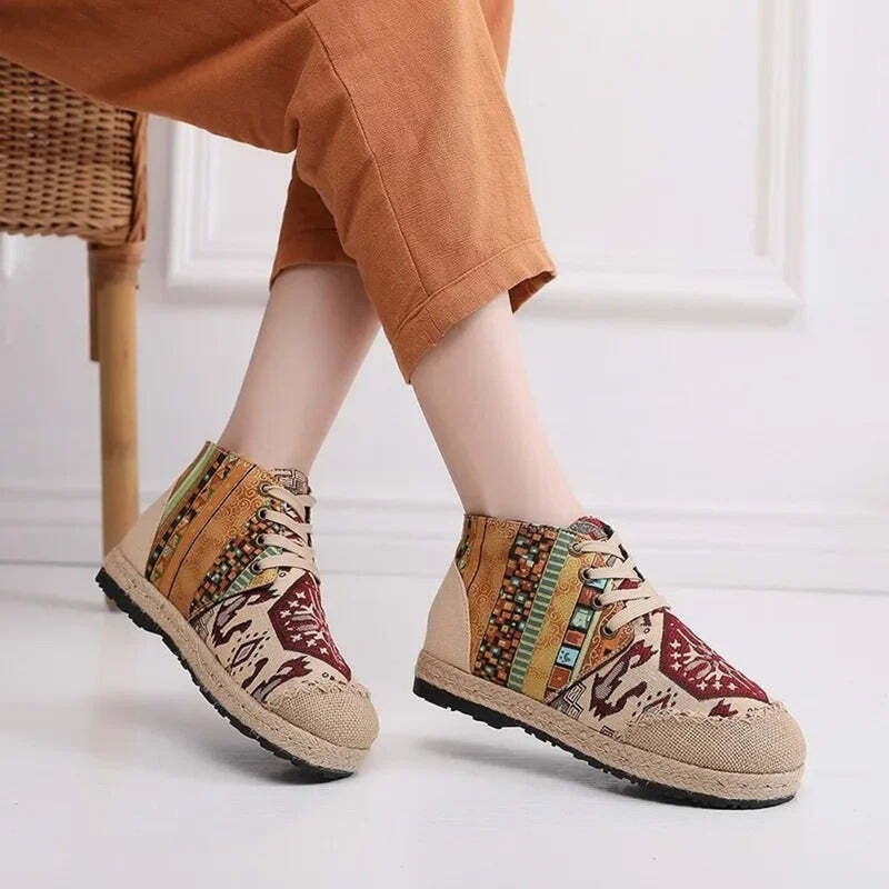 Espadrille basket femme - 38 / DarkRed