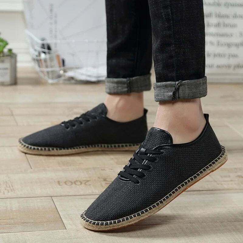 Espadrille beige homme/femme - 39 / Black