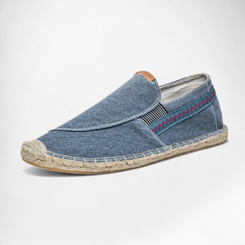 Espadrilles en toile bleu marine pour homme - 39 / DimGray