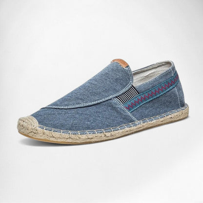 Espadrilles en toile bleu marine pour homme - 39 / DimGray