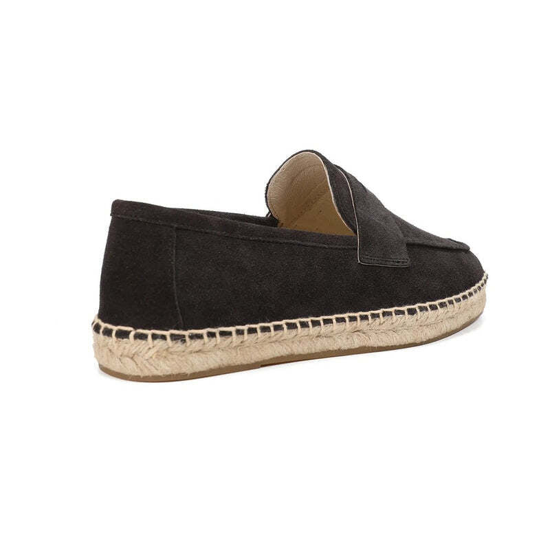 Espadrilles homme en cuir brossé - 40 / Green