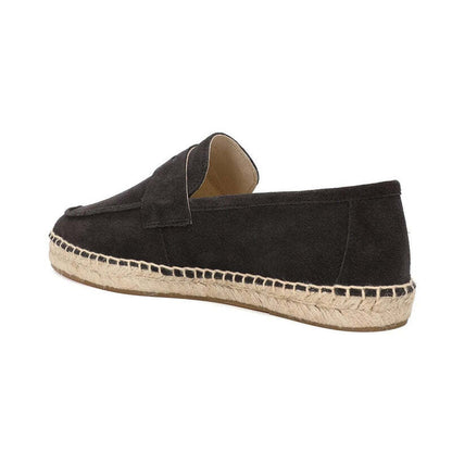 Espadrilles homme en cuir brossé - 41 / Sienna