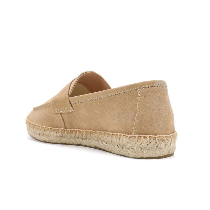 Espadrilles homme en cuir brossé - 42 / Sienna