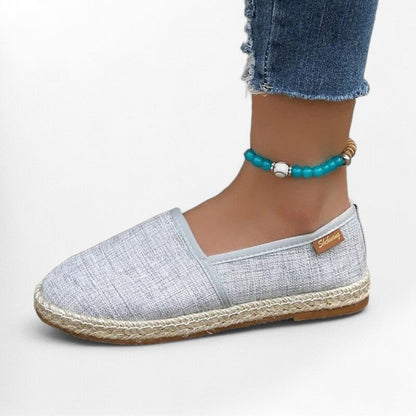 Espadrille en toile femme - 36 / Silver