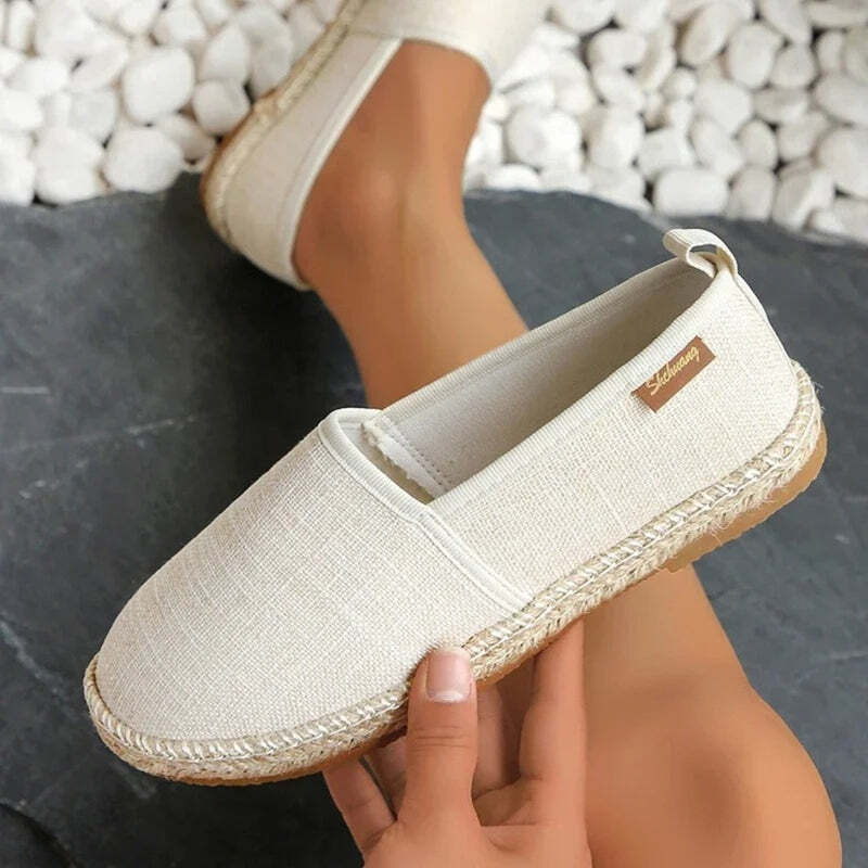 Espadrille en toile femme - 37 / Black